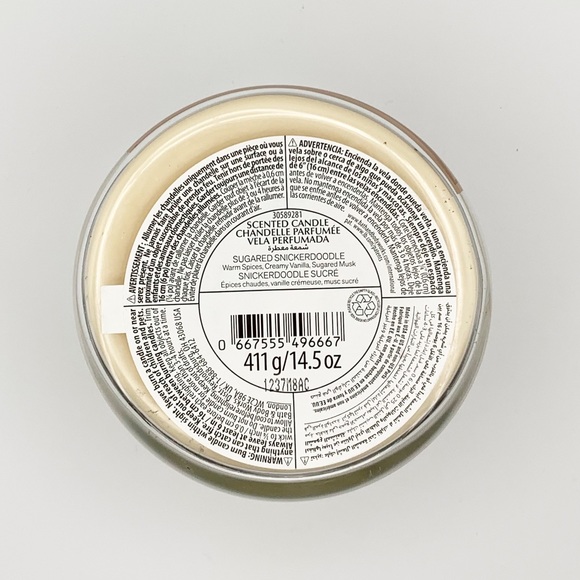 NWT Sugared Snickerdoodle 3 Wick Candle - Bath & Body Works - Picture 3 of 3